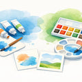 Is aquarelverf en waterverf hetzelfde?