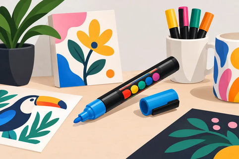 Posca PC-5M review voor illustratie en decoratie