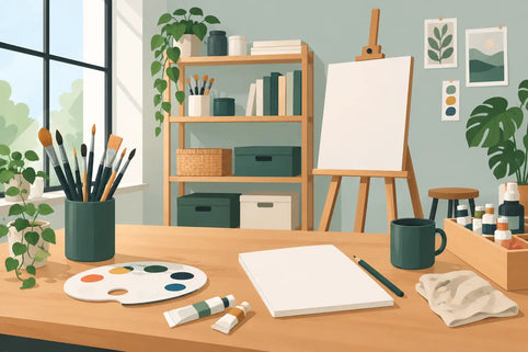 Essentiële spullen voor je atelier kiezen