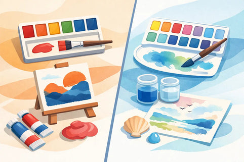 Gouache versus aquarelverf - welke kies je?