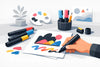 Posca markers op papier gebruiken