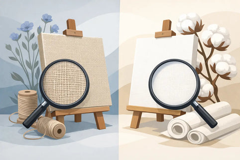 Linnen versus katoen canvas: welk doek past?