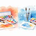 Verschil aquarelverf en waterverf uitgelegd