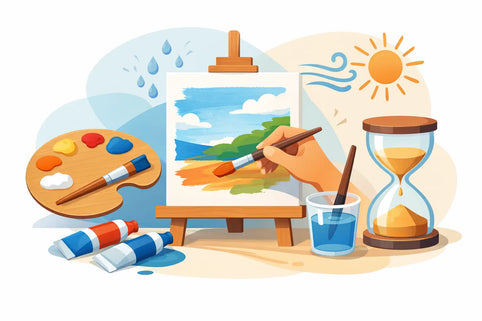 Waarom droogt acrylverf zo snel? Zo werkt het