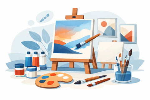 Beste verf voor canvas kiezen zonder twijfel
