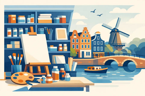 Kunstenaarsbenodigdheden winkel in Nederland kiezen