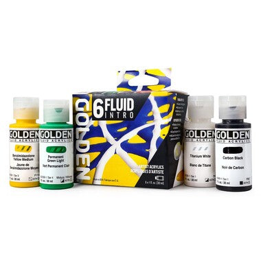 Golden fluid acrylverf intro set