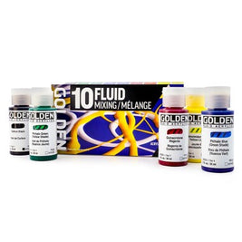 Golden fluid acrylverf mengset