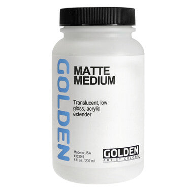 Golden acrylverf mat medium 237 ml