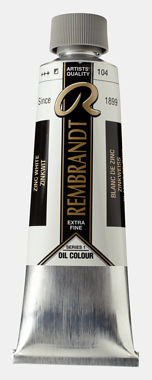Rembrandt Olieverf Tube 150 ml Zinkwit (Saffloerolie) 104