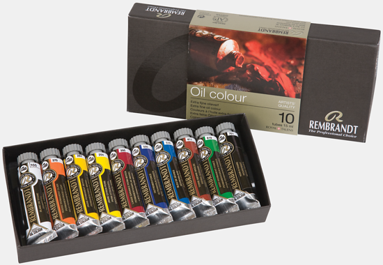 Rembrandt Olieverf basisset  10 x 15 ml tubes