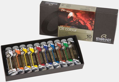 Rembrandt Olieverf basisset  10 x 15 ml tubes