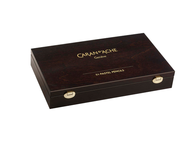 Caran d'Ache Pastel potloden houten doos 84 potloden