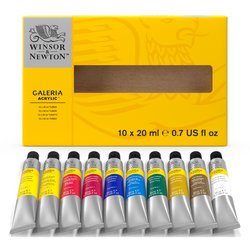 Winsor & Newton Galeria Acrylic Colour 10 x 20ml Tube Set