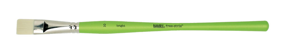 Liquitex free style green brush kort plat