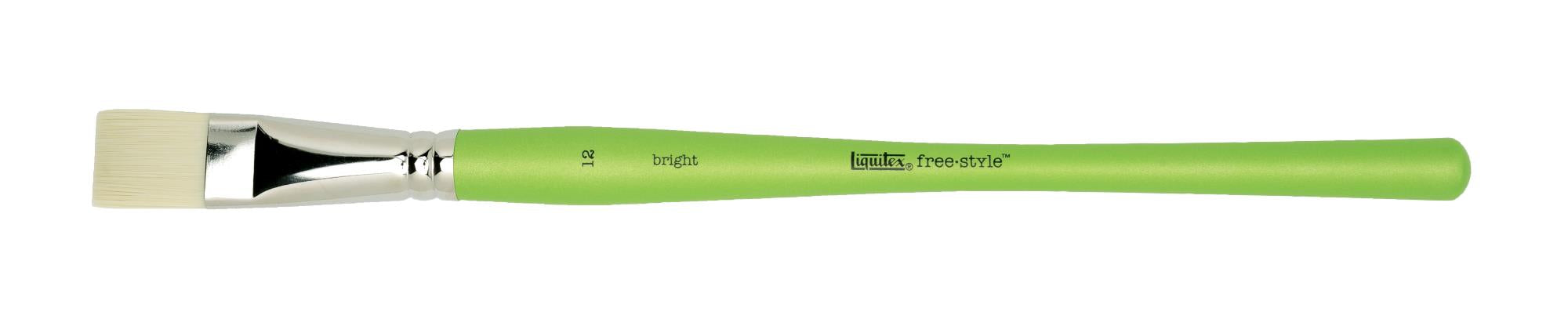 Liquitex free style green brush kort plat
