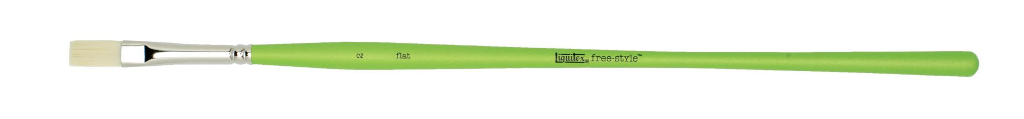 Liquitex free style green brush plat