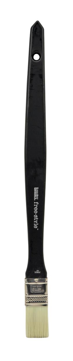Liquitex free style large varnish brush - lange steel