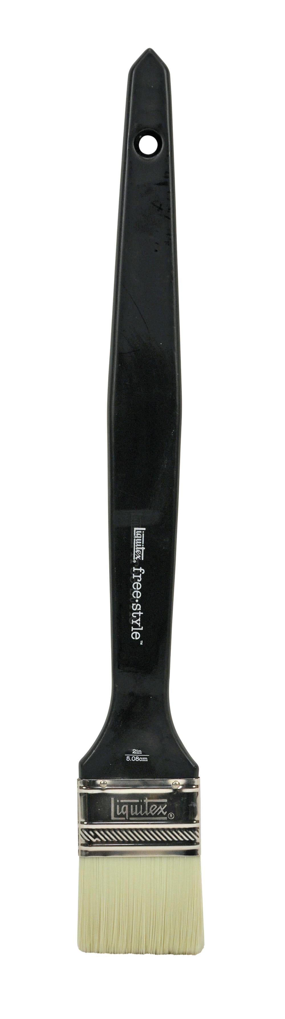 Liquitex free style large varnish brush - lange steel