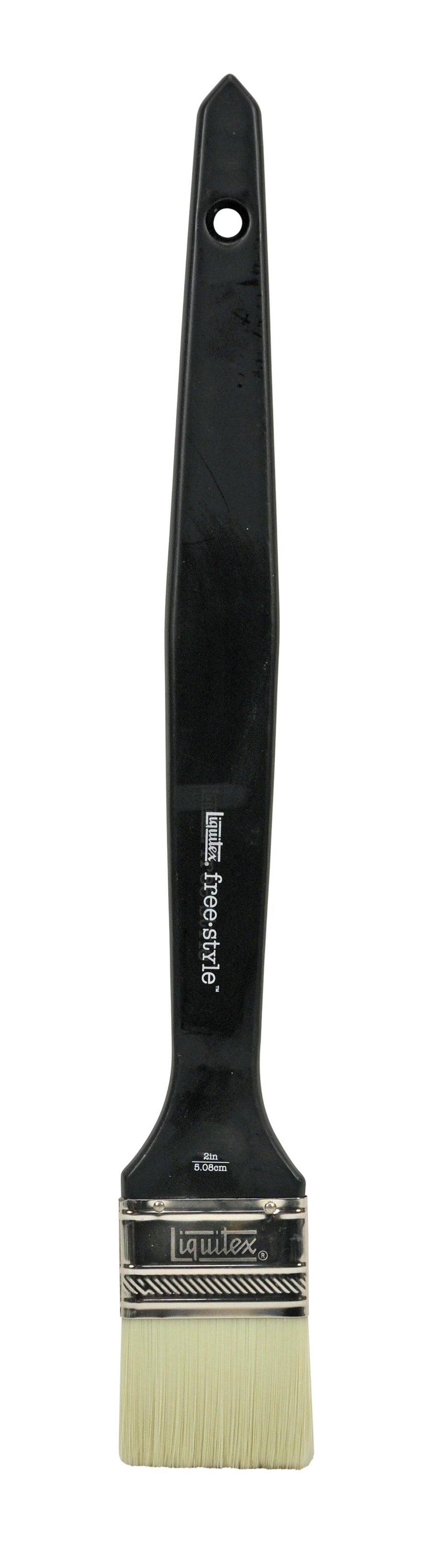Liquitex free style large varnish brush - lange steel