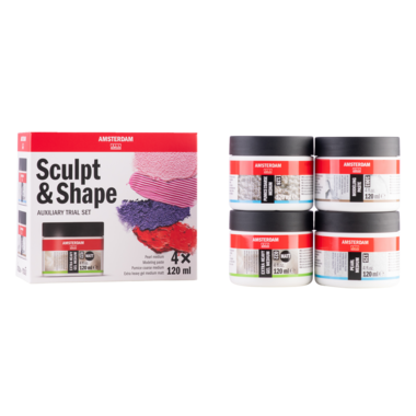 Amsterdam medium sculpt en shape set | 4 x 120 ml