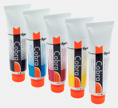 Cobra Study Olieverf Primaire Set 5 x 40 ml