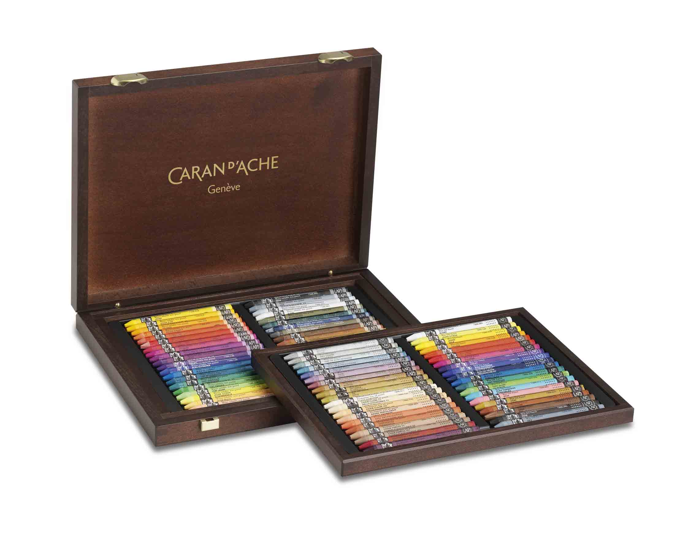 Caran d'Ache Classic Neocolor II Houten doos Assorti 84 stuks