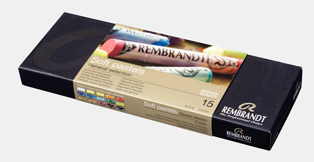 Rembrandt Soft pastel set Algemene Selectie | 15 hele pastels