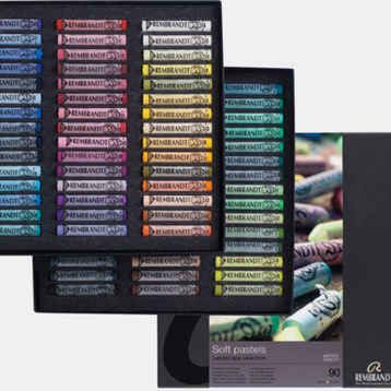Rembrandt Soft pastel set Landschapsselectie | 90 hele pastels
