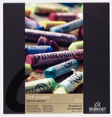 Rembrandt Soft pastel set Algemene Selectie Master | 60 hele + 60 halve pastels