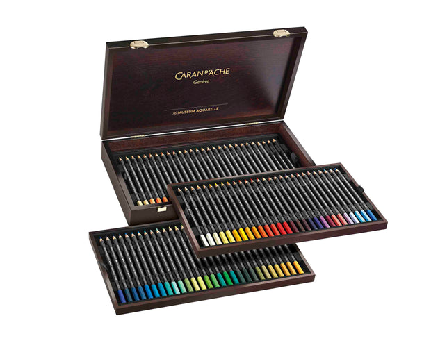 Expert Museum Aquarelle Aquarelle houten doos 76 potloden