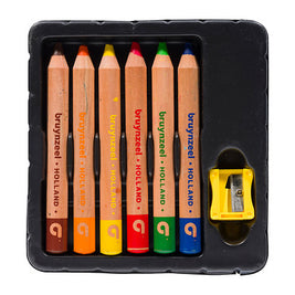 Bruynzeel Kids zachte kleurpotloden set 6