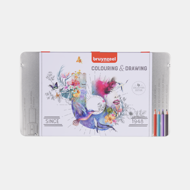 Bruynzeel Kleur- en tekenset 70 delig