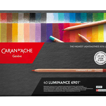 Caran d'Ache Luminance 6901 blik 40 potloden