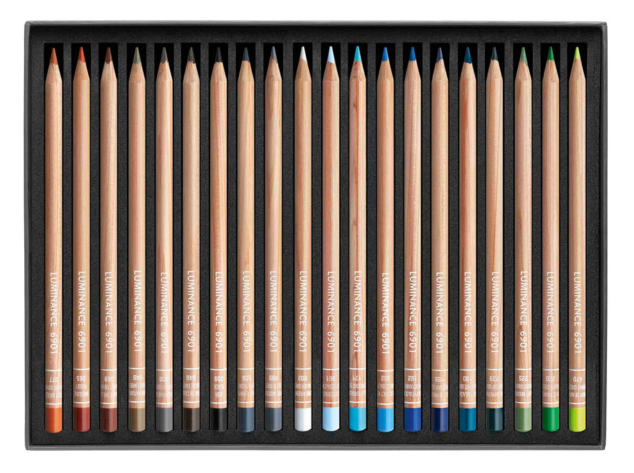 Caran d'Ache Luminance 6901 blik 40 potloden