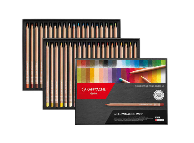Caran d'Ache Luminance 6901 blik 40 potloden