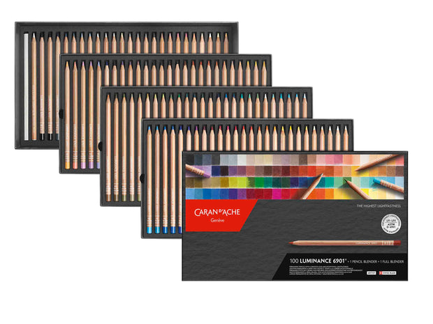 Caran d'Ache Luminance 6901 blik 100 potloden