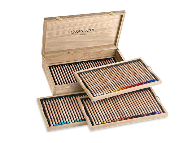 Caran d'Ache Luminance 6901 Houten box 100 potloden