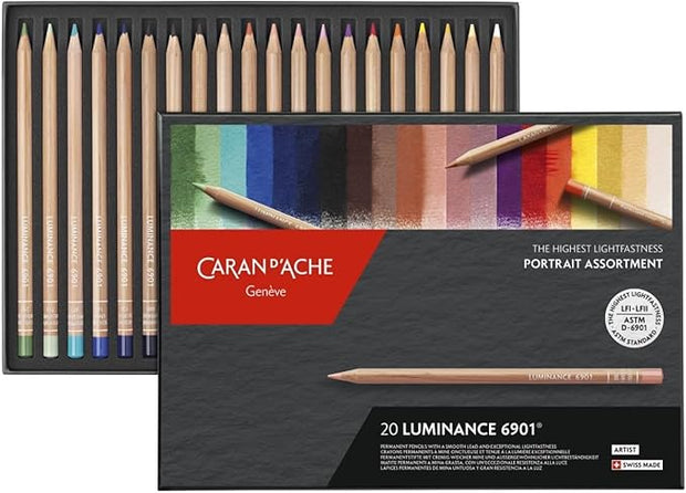 Caran d'Ache Luminance Portrait 6901 blik 20 potloden