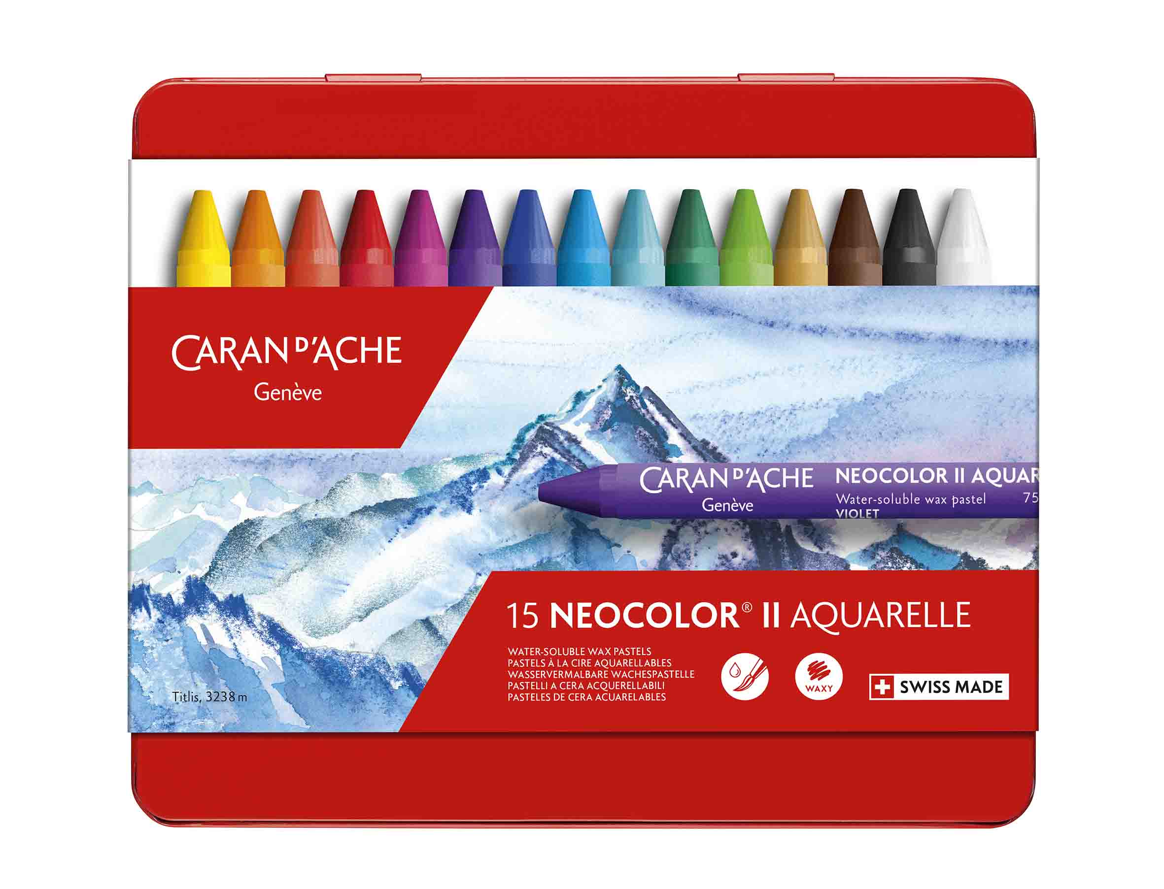 Caran d'Ache Classic Neocolor II Assorti 15 stuks