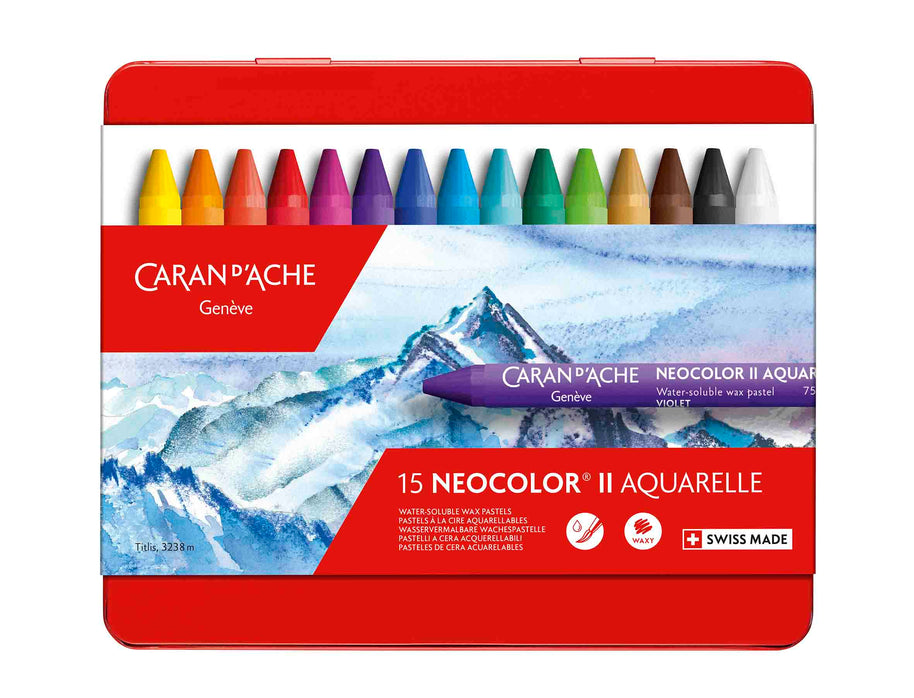 Caran d'Ache Classic Neocolor II Assorti 15 stuks