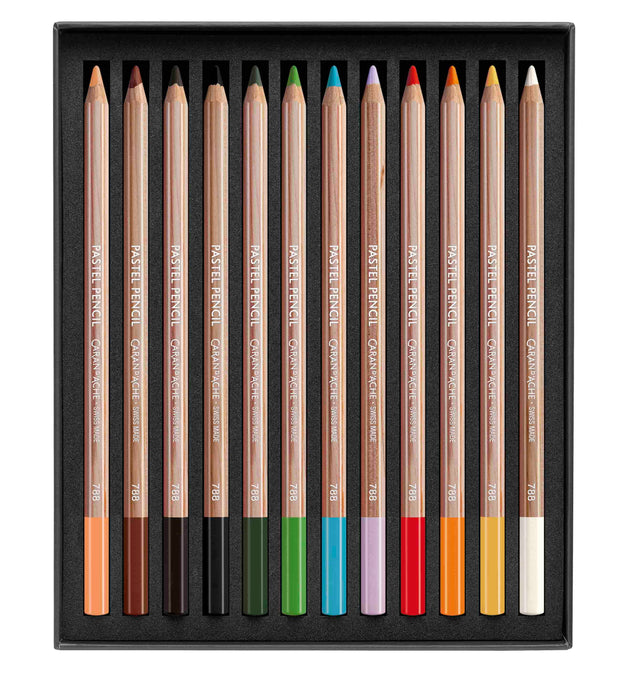 Caran d'Ache Pastel potloden blik 12 potloden