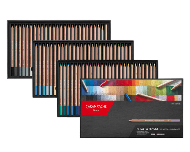 Caran d'Ache Pastel potloden blik 76 potloden