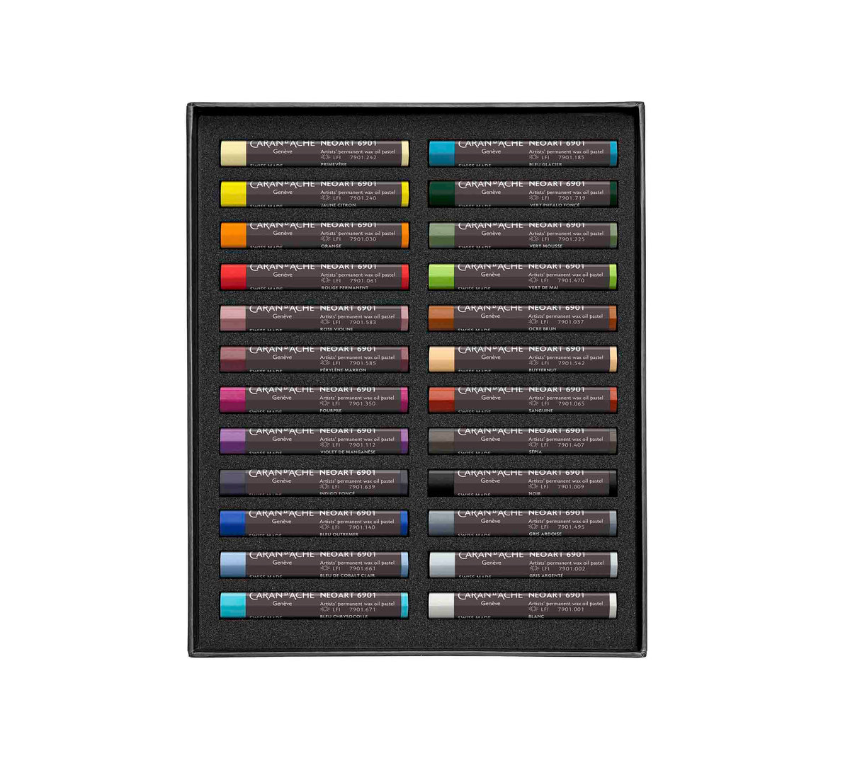 Caran d'ache Expert Neoart 6901 wax-olie pastel assortiment 24 stuks
