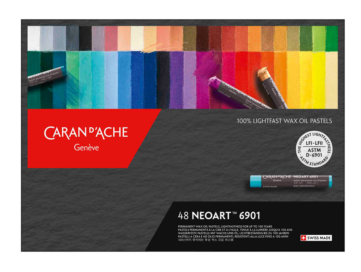Caran d'ache Expert Neoart 6901 wax-olie pastel  assortiment 48 stuks