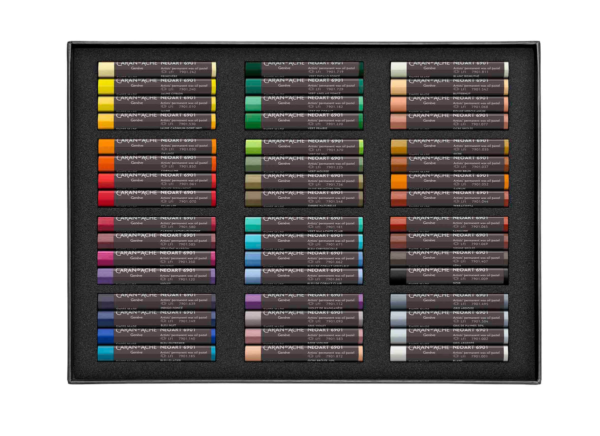 Caran d'ache Expert Neoart 6901 wax-olie pastel  assortiment 48 stuks