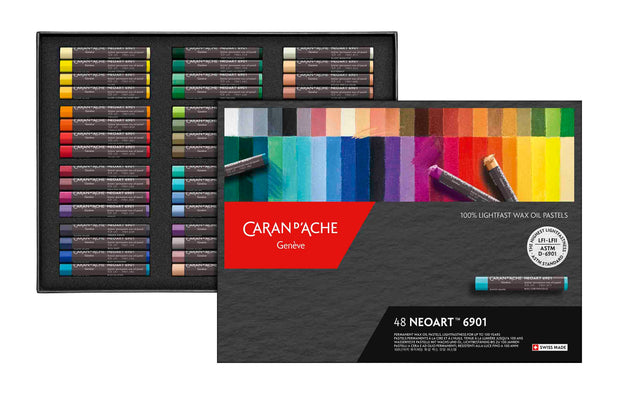 Caran d'ache Expert Neoart 6901 wax-olie pastel  assortiment 48 stuks