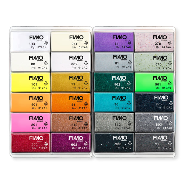 Fimo effect set - 24 kleuren