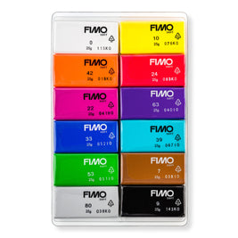 Fimo soft set - colour pack 12 basic kleuren