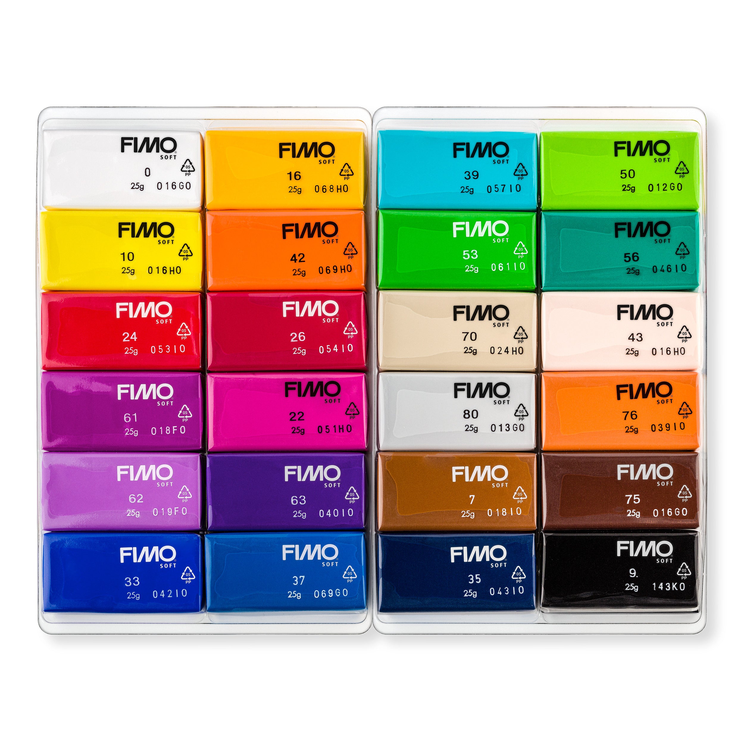 Fimo soft set - colour pack 24 basic kleuren